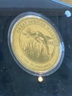 Wereld. Gold medal 2022 - African Springbock, 1/200 Oz