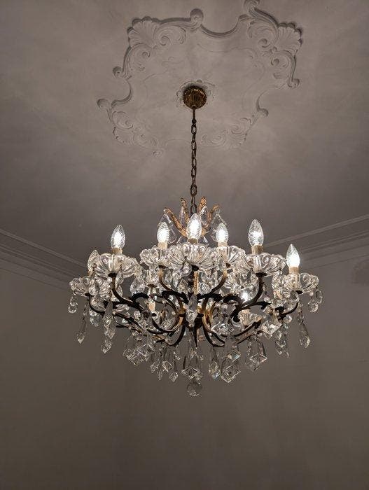 Lustre - Cristal - Gigante 15 lumières, Maison & Meubles, Maison & Meubles | Autre