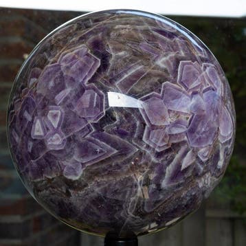 amethist Fine Polished Amethyst Sphere - Hoogte: 18.1 cm -