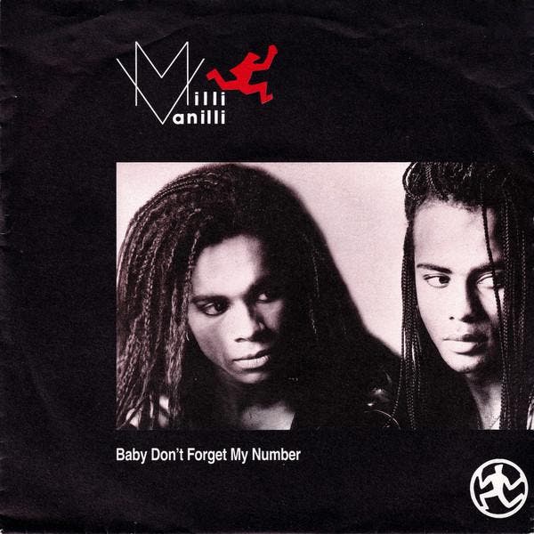 Milli Vanilli - Baby Dont Forget My Number, CD & DVD, Vinyles | Dance & House, Envoi