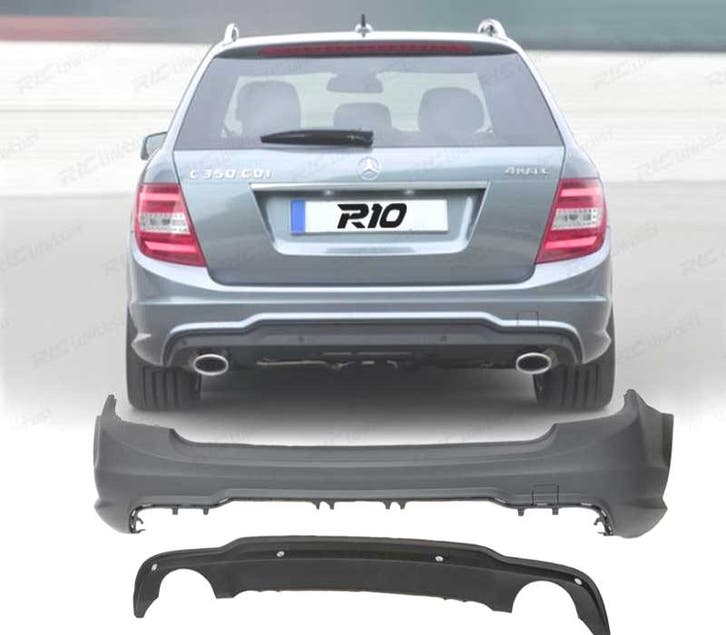 Pare Chocs Arrière Pour Mercedes Classe C Kombi W204 07-14 L, Autos : Pièces & Accessoires, Carrosserie & Tôlerie, Envoi