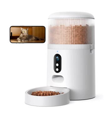 Faroro Automatische Voerbak Kat hond WiFi, 3MP HD Video K..., Dieren en Toebehoren, Ophalen of Verzenden, Nieuw