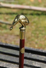 Canne de marche - Bronze, Bois