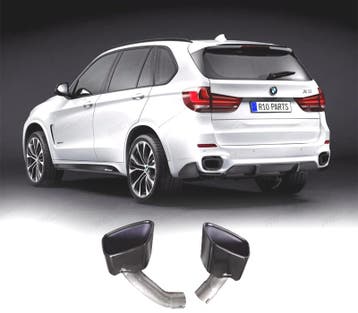 Embouts Déchappement Pour Bmw X5 12-18 Look M Tech Noir, Verzenden, Nieuw