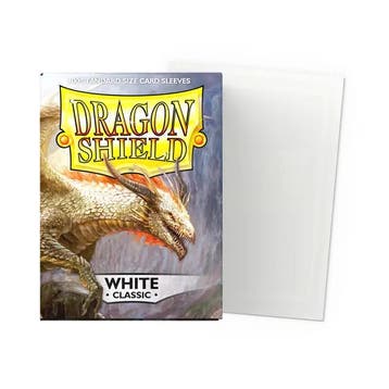 Dragon Shield Classic Sleeves Standard Size White (100x), Hobby en Vrije tijd, Ophalen of Verzenden, Nieuw