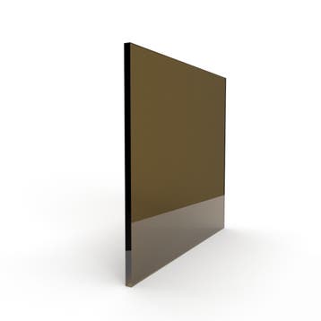 Enkel glas gekleurd 10 mm brons, Doe-het-zelf en Bouw, Glas en Ramen, Verzenden, Nieuw