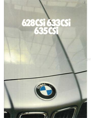 1980 BMW 6 SERIE BROCHURE FRANS, Nieuw