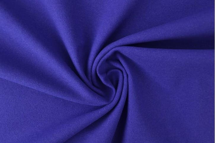 10 meter molton stof - Donkerblauw, Hobby en Vrije tijd, Stoffen en Lappen, 120 cm of meer, 200 cm of meer, Blauw, Nieuw, Katoen