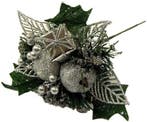 Kerstbijsteker Zilver Appel Cadeautje en Besjes per stuk, Huis en Inrichting, Nieuw