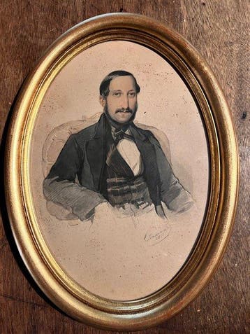Hans Canon (1829-1885) - Ritratto di gentiluomo di, Antiek en Kunst