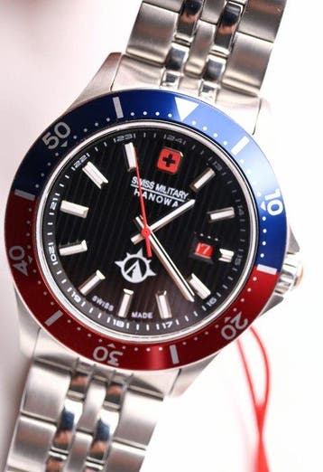 Swiss Military - Hanowa Flagship X Bleu-Rouge - Sans prix de, Nieuw