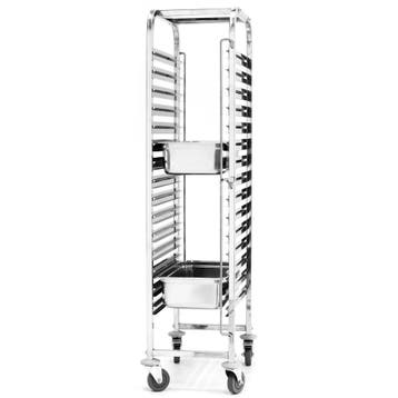 Regaalwagen | RVS | 15 Etages (1/1 GN) | Wielen (Geremd) |, Verzenden, Nieuw in verpakking
