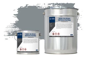 Wixx 2K Epoxy Metaalcoating RAL 7046 | Telegrijs 2 10L, Verzenden