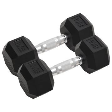 vidaXL Halters 2 st 8 kg totaal gietijzer, Verzenden, Nieuw