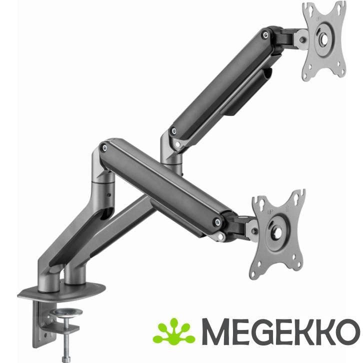 Gembird MA-DA2-05 Flat Panel Bureau Steun / Monitor Arm 32, Computers en Software, Overige Computers en Software, Nieuw, Verzenden