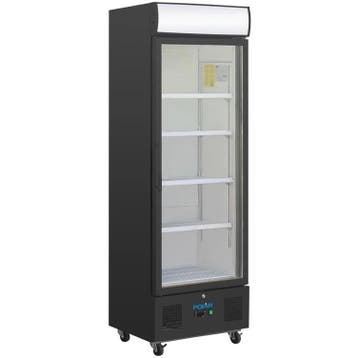 Koelkast | G-SERIE | 368L | Zwart | +2°C/+8°C | Statisch +, Verzenden
