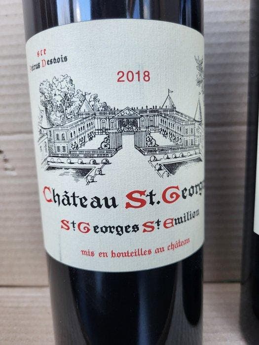 2018 Chateau Saint Georges - Saint-Émilion - 2 Magnums, Collections, Vins