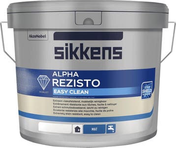 Sikkens Alpha Rezisto Easy Clean Wit 10L, Verzenden, Nieuw, Wit