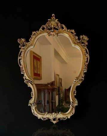 Grande - Spiegel - Venezia - gelakt hout - polychroom