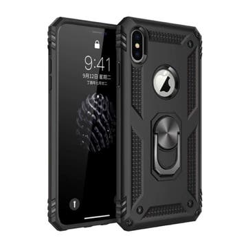 iPhone XS Max Hoesje  - Shockproof Case Cover Cas TPU Zwart, Verzenden, Nieuw