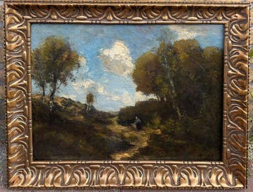 Theopihle de Bock (1851-1904) - Vrouw op pad