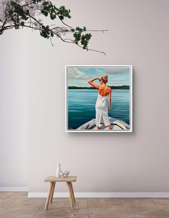 Laura Anton - Regard vers L’Horizon, Antiek en Kunst, Kunst | Designobjecten