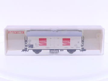Schaal H0 Fleischmann 5347 gesloten goederenwagon Coca C..., Ophalen of Verzenden, Wagon