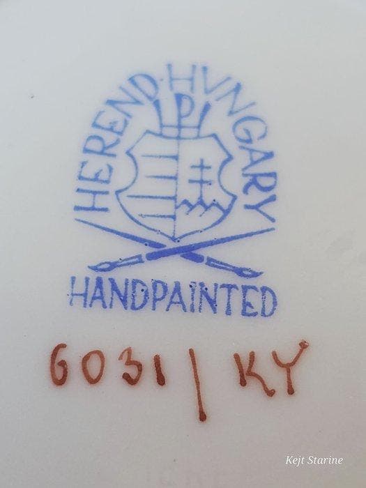 Herend - Kom (2) - kitty - Porselein, Antiek en Kunst, Antiek | Glaswerk en Kristal