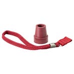 Rode stokdop met polsbandje voor wandelstok, Ophalen of Verzenden, Nieuw