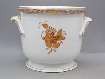 Herend - Bloempot - Apponyi moccha - Porselein