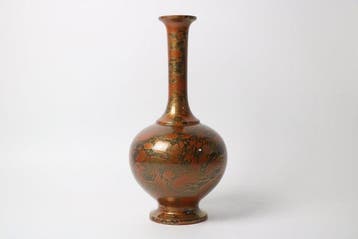 Takaoka Dki Bronzen kraaienek-budvaas - Brons - Japan -