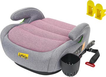 Zitverhoger isofix - Stoelverhoger auto - 6-12 jaar - Roze -, Verzenden, Nieuw