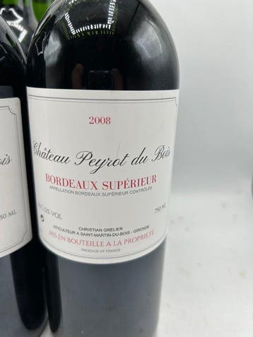 6x 2000 Epicure Médoc Hubert De Bouard 6x 2008 Château, Verzamelen, Nieuw
