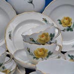 Meissen – Kaffee-Service „Gelbe Rose“ – Porzellan mit