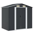 vidaXL Tuinberging 204x132x186 cm staal antraciet, Verzenden, Nieuw