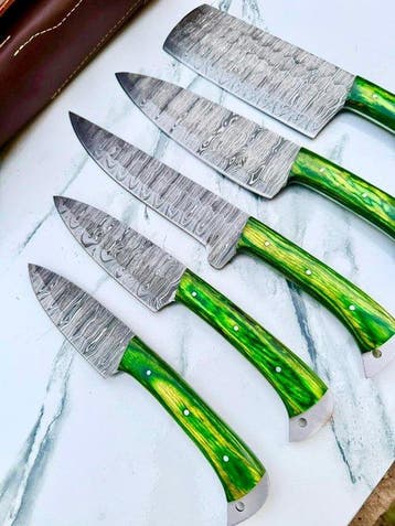 Keukenmes - Kitchen knife set - Staal - Noord Amerika -, Antiek en Kunst