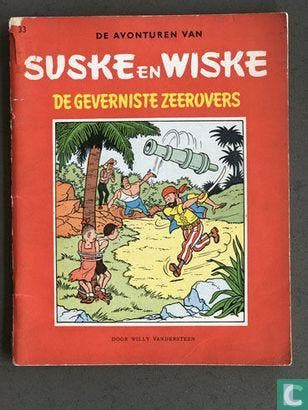 Suske en Wiske - De geverniste zeerovers - 1959, Boeken, Stripverhalen, Gelezen, Eén stripboek, Verzenden