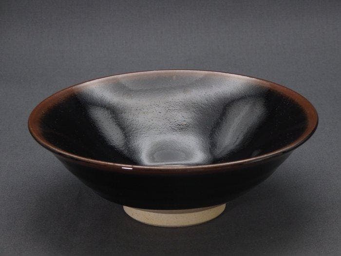 Seto ware - Signed by Gizan - Chawan - Theebol, met, Antiquités & Art, Antiquités | Autres Antiquités