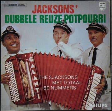 The 3 Jacksons – Jacksons' Dubbele Reuzepotpourri 2 x LP Box, CD & DVD, Vinyles | Pop, Verzenden