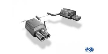 FOX Mercedes SLK type 172 einddemper rechts/links - 2x90 typ, Auto-onderdelen, Uitlaatsystemen, Verzenden, Nieuw