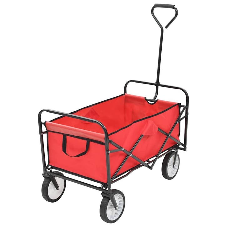 vidaXL Handkar inklapbaar staal rood, Bricolage & Construction, Outillage | Outillage à main, Envoi