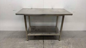 Table de travail en acier inoxydable 140 x 70 x 90 cm -, Verzenden