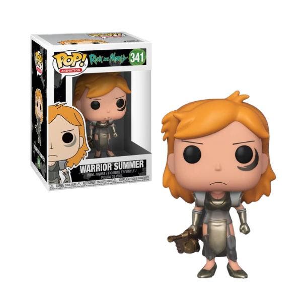 Funko Pop!  Rick and Morty - Warrior Summer #341, Collections, Jouets miniatures, Envoi