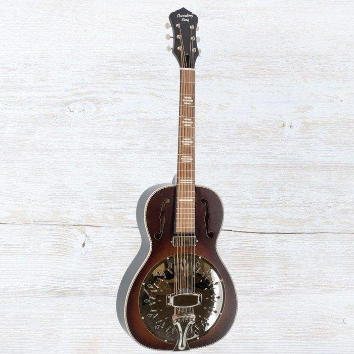 Recording King - RPH-R2-E-BRB – Dirty 30s Minnie Bucker - -, Musique & Instruments, Instruments à corde | Guitares | Acoustiques