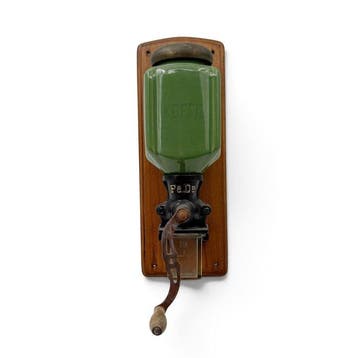 Pe-De - Koffiemolen - Hout, Metaal, Glas, Aardewerk - Wand, Antiek en Kunst
