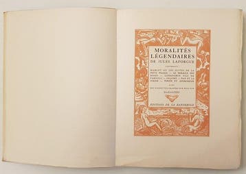 Jules Laforgue / Daragnès - Moralités légendaires, ill.