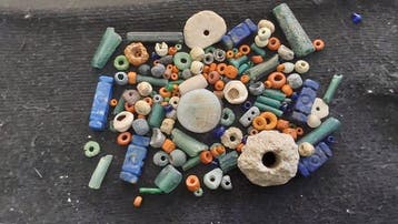 Oudegyptisch naar Romeins Glas meer dan honderd oude kralen