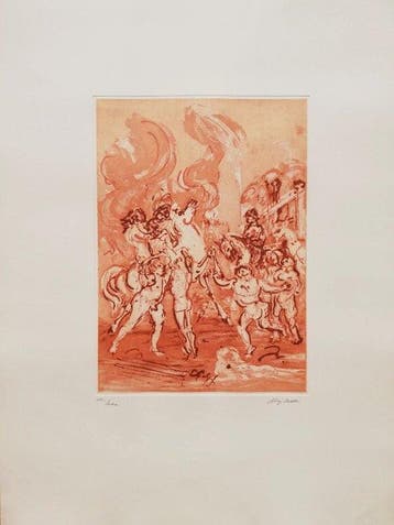 Aligi Sassu (1912-2000) - Senza Titolo