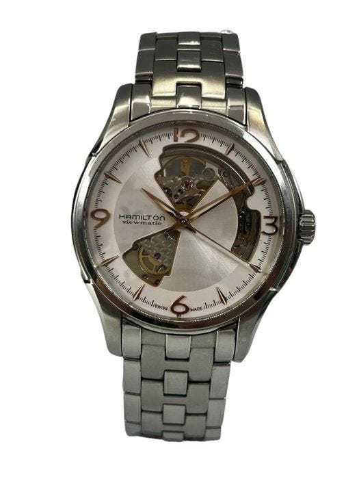 Hamilton - Jazzmaster Open Heart Auto – Silver Dial – Full, Handtassen en Accessoires, Horloges | Heren