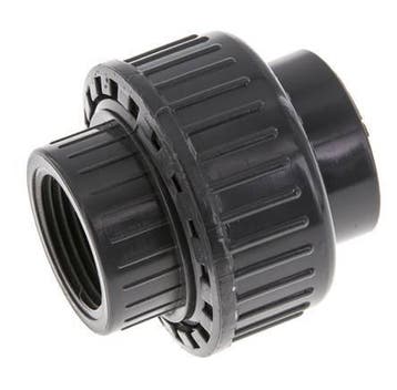 Raccord union en PVC Douille femelle 25mm x femelle Rp 3/4, Bricolage & Construction, Verzenden